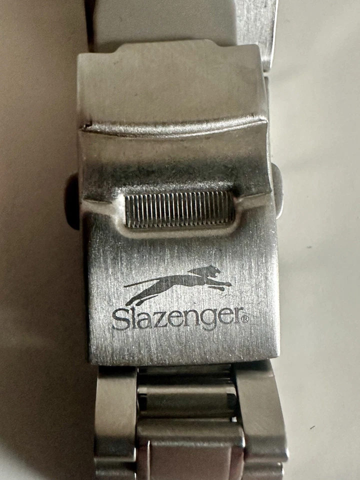 Reloj Pulsera Slazenger Hombre - Plateado Acero Inoxidable, 100m Resistente al Agua Foto 4 de 4