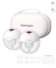 Momcozy M5 Pinky Breast Pump Hands Free, Electric 24mm Pink 2 Pack