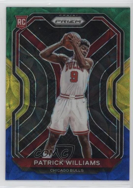 2020-21 Panini Prizm Choice Blue Yellow & Green Patrick Williams #288 0c7i