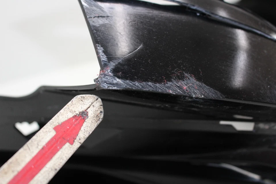 09-17 YAMAHA FZ6R DELANTERO SUPERIOR NARIZ CARENADO CUBIERTA Foto 4 de 4