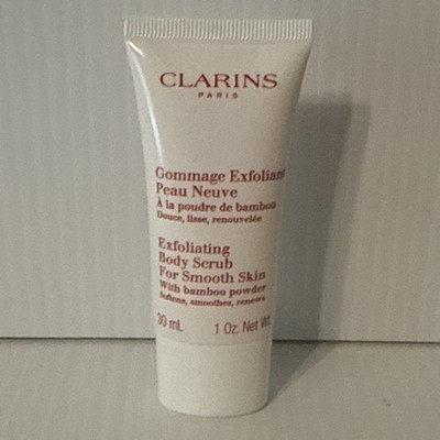 Clarins Gommage Exfoliant Peau Neuve Body Scrub Bamboo Powder 30mL Cream