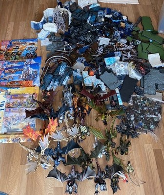 Mega Bloks Dragons! Dragons, Buildings, some complete near complete sets!  49lbs