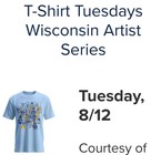 New 2025 Milwaukee Brewers Artist Series T shirt August 12 Adult Medium