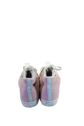 Vans x Marc Jacobs Para Hombres Gamuza Parte Superior Alta Bloques de Color Tenis Rosa Azul Talla 8 - Imagen 3 de 4