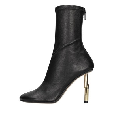 FW-BOSI0A-NAST Ankle Boots And Fringes LANVIN PARIS Women Black Amv01_lanv