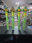New Vtg 1990 TMNT Candy Jelly Beans Container Figure Set 4x Ninja Turtles NOS