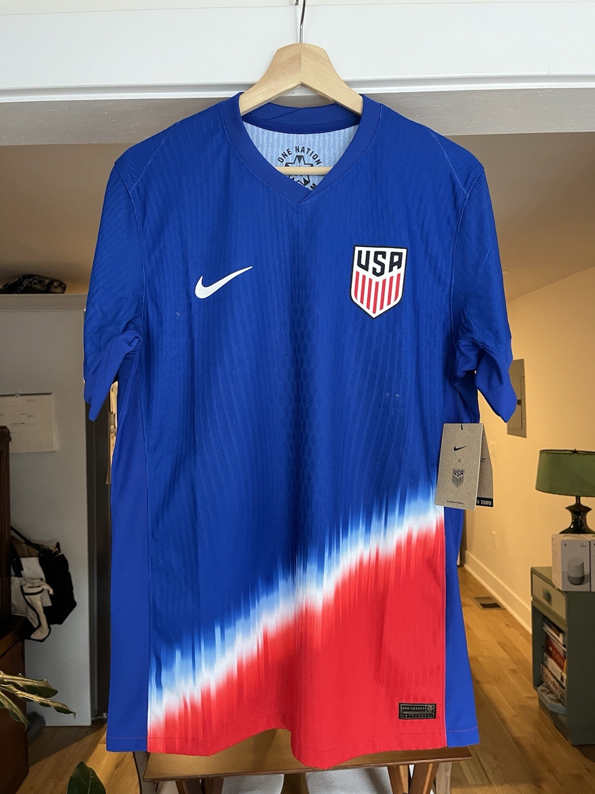 Nike USMNT 2024 Match Away Dri-Fit ADV Soccer Authentic Jersey Size Medium BNWT