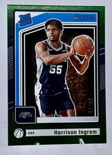 2024-25 Donruss Harrison Ingram Rated Rookie Green /85 RC Spurs #234 04/85