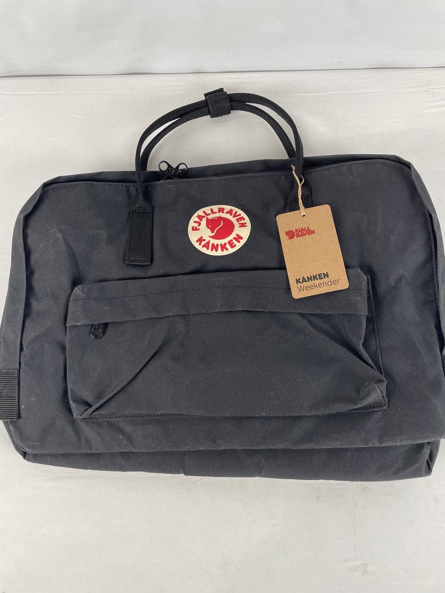 Excellent Fjallraven Kanken Weekender Backpack, Black | eBay