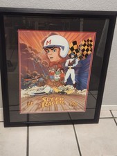 Speed Racer Signed Litho #586/3000 Ippei Kuri Rossen Varbanov w/ COA Framed Rare