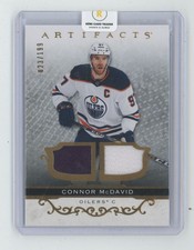 2021-22 Upper Deck Artifacts Gold Material /199 Connor McDavid 023/199 #101