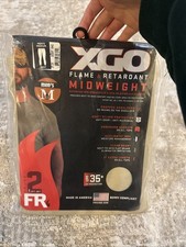 XGO FLAME RETARDANT UPF 35 MID WEIGHT LONG SLEEVE SHIRT SIZE M NEW