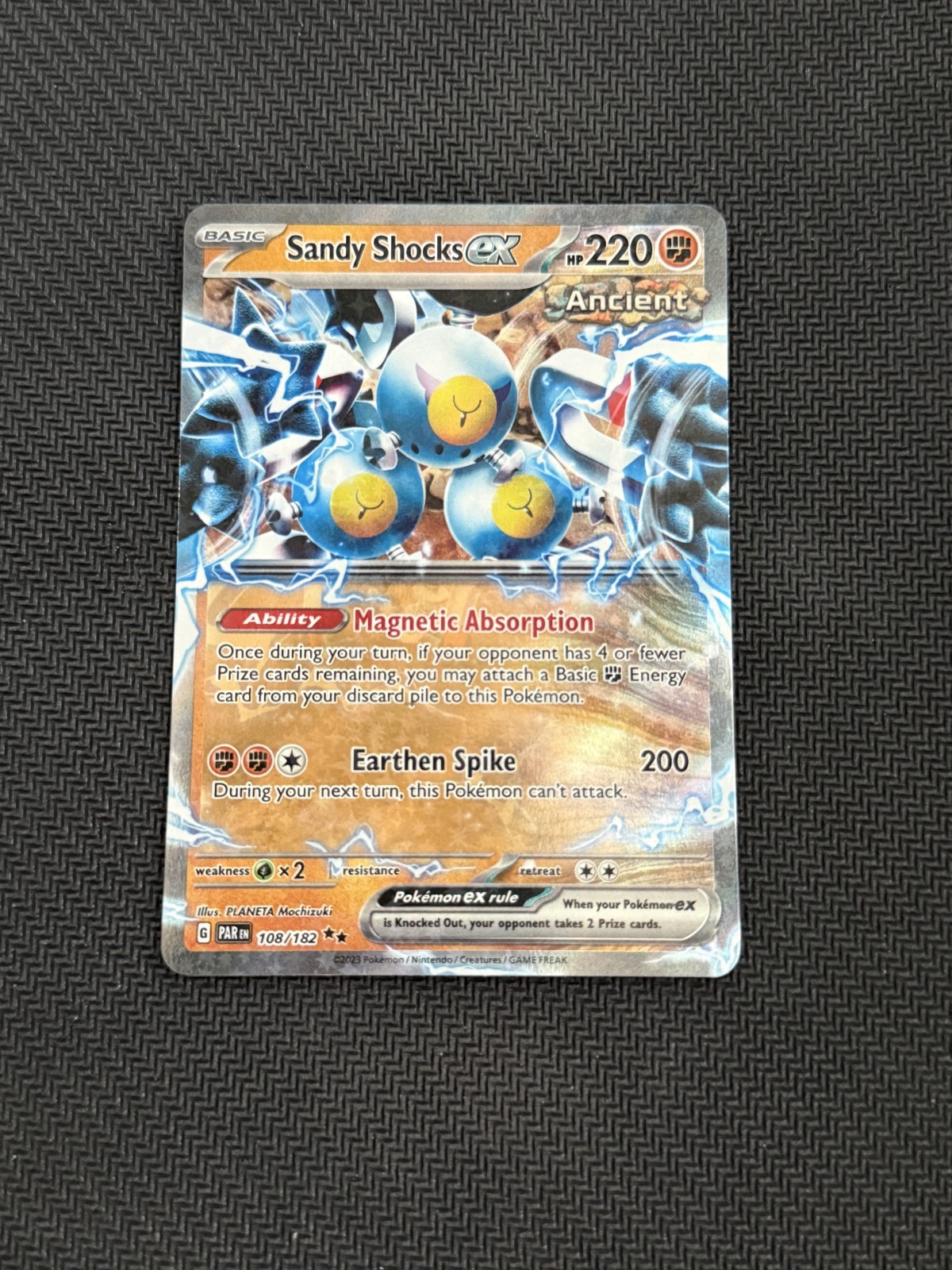 SV04: Paradox Rift Pokémon TCG Sandy Shocks EX 108/182