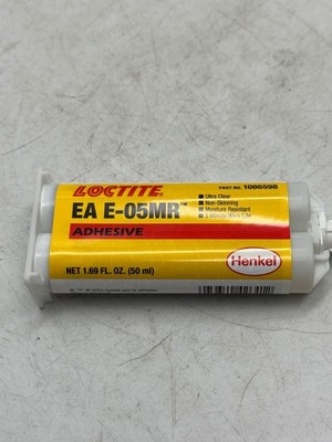 Loctite EA E-05MR Adhesive Cartridge 50ml 1.69 Fl Oz Clear USE BY 2/26 (10PK)
