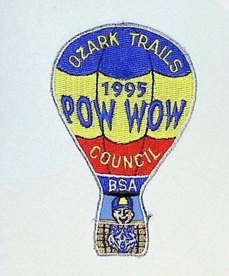 Ozark Trails 1995 Pow Wow Boy Scout Event Patch BSA