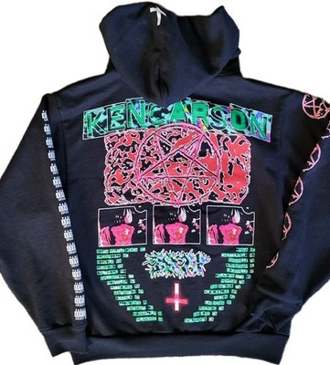 Ken Carson Official merch zip-up Hoodie Sweatshirt Chaos Tour