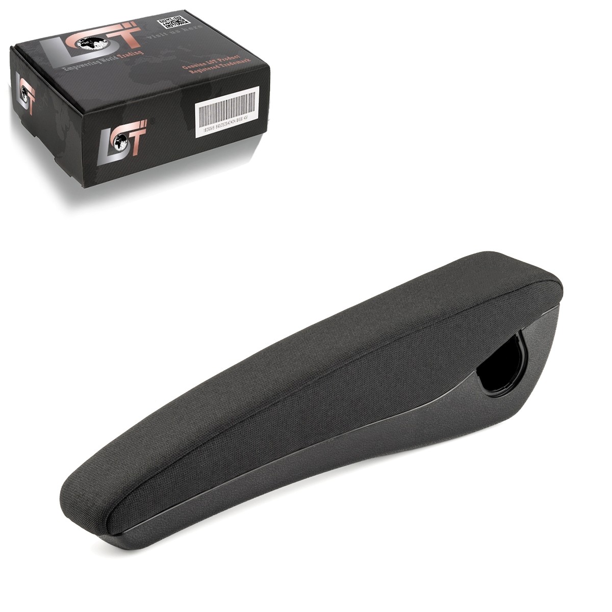 Folding Armrest Fabric Cover Black Trim For Mercedes VW Crafter 2E