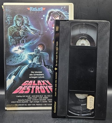 GALAXY DESTROYER VHS / REBELL VIDEO / DIE MONSTER DES SCHRECKENS SCHLAGEN ZURÜCK