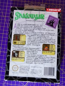 Shadowgate Boxed NES Nintendo Entertainment System PAL A UKV