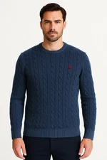 Polo Ralph Lauren Men's Cable-Knit Crew Cotton Sweater. Brand New Authentic