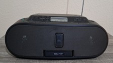 Sony ZS-S2iP CD Player AM-FM iPod Dock Boombox CDR RW Playback Tested Working
