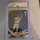 Topps 2017 Aaron Judge Rookie #287 Fielding New York Yankees Baseball Card