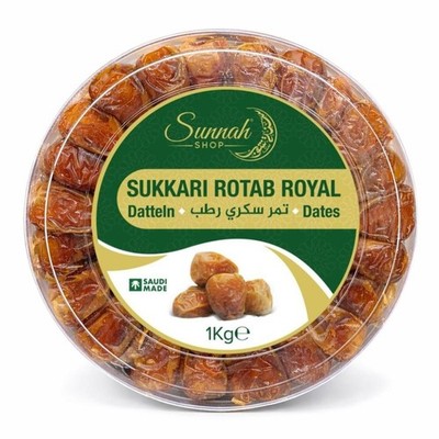 Premium Sukkari Datteln aus Qasim - Rotab Royal, Super fresh & extra soft 1 KG