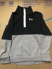 Under Armour black and grey quarter zip. Size XL Youth