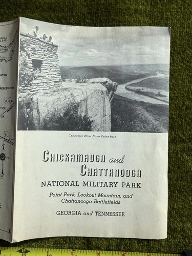 1942 The Cival War Battles of Chickamauga & Chattanooga Souvenir booklet