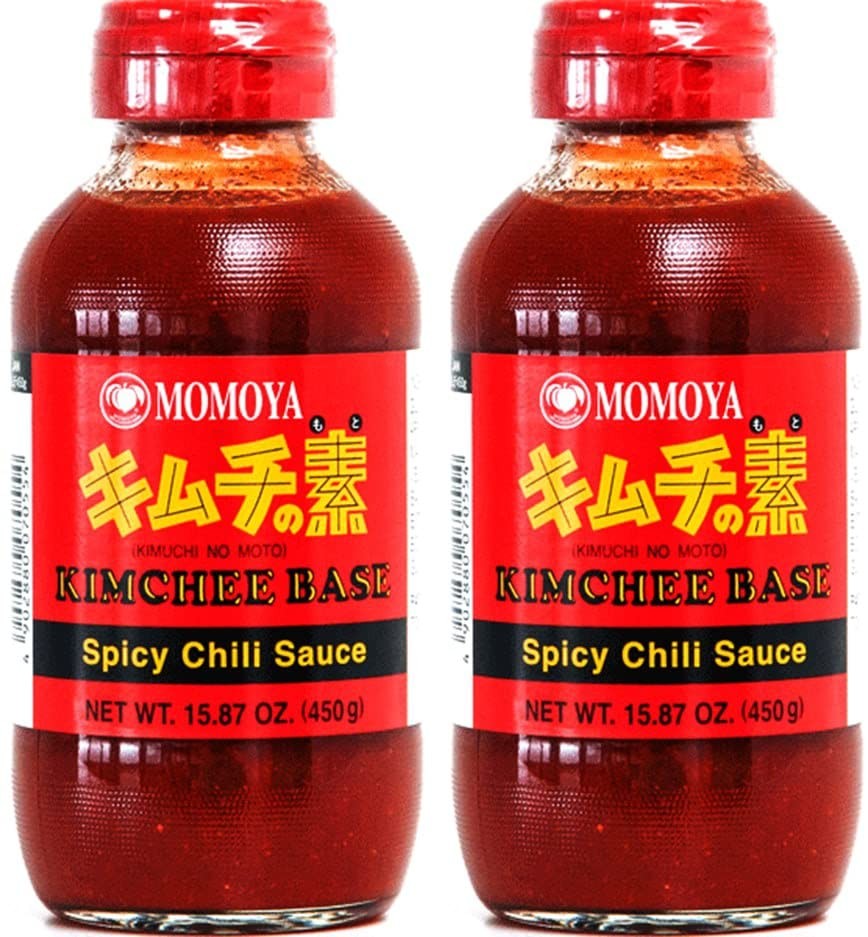 Momoya Base Kimchi - Sauce Coréenne Kimuchi Sans Moto - 450g - Pack de 2 pièc...