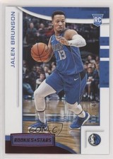 2018-19 Panini Chronicles Rookies and Stars Red 102/149 Jalen Brunson #620 02v3