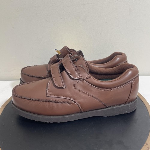 Zapatos Dr. Scholl's para hombre talla 13D cuero cómodos sin usar, puntera, correa informal - Imagen 5 de 12
