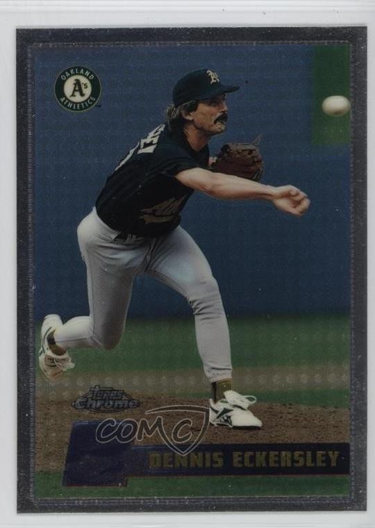 1996 Topps Chrome Dennis Eckersley #150 HOF 1mh5
