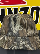 Vintage Mossy Oak Treestand Camo Hunting Hat, Made in USA
