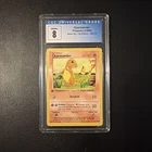 Charmander Pokemon Base Set 1st Edition #46 CGC 8