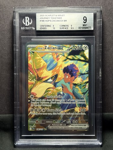 Hop's Zacian ex graded BGS 9 for sale on eBay