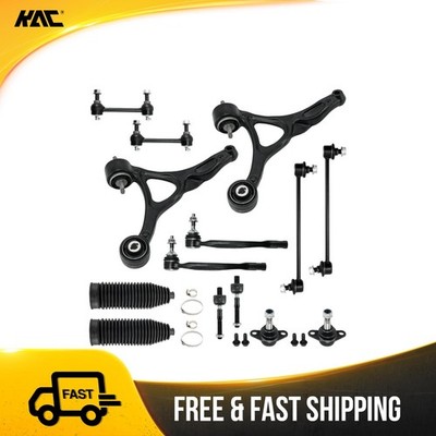 14pcs Suspension Kit Control Arms Ball Joints Tie Rods For Volvo XC90 2003-2014