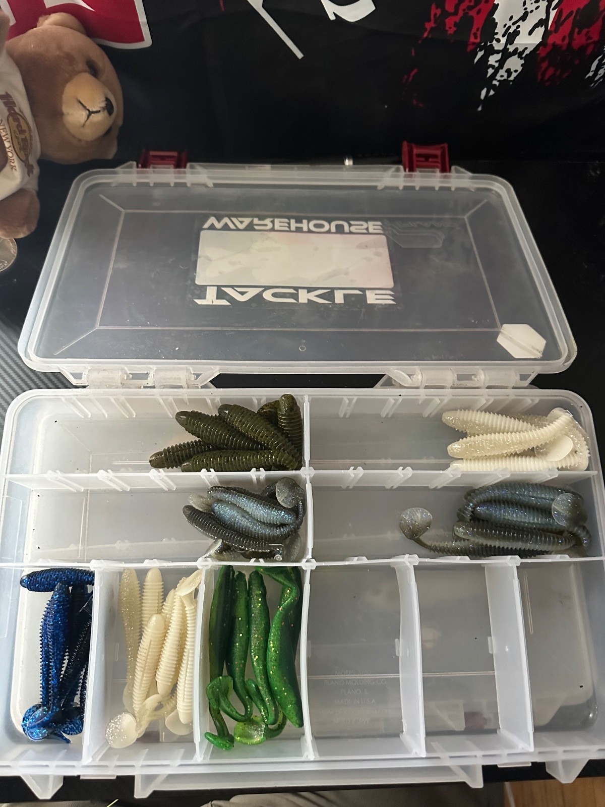 Large Fishing Tackle Lot Lures Soft Plastics Jigs Tackle Boxes - Image 4