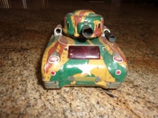 JAPANEESE M-17 TIN FRICTION TOY TANK 25700 US ARMY 6"X3"X3.5"