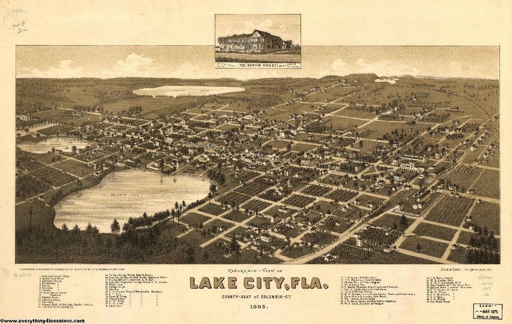 FLORIDA VINTAGE PANORAMIC MAPS COLLECTION ON CD