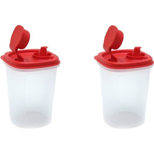 2 PC Tupperware Mini Magic Flow Oil Bottle 440 ml Vinegar
