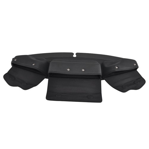3 Pocket Black Windshield Bag For Harley Electra Glide Ultra Limited