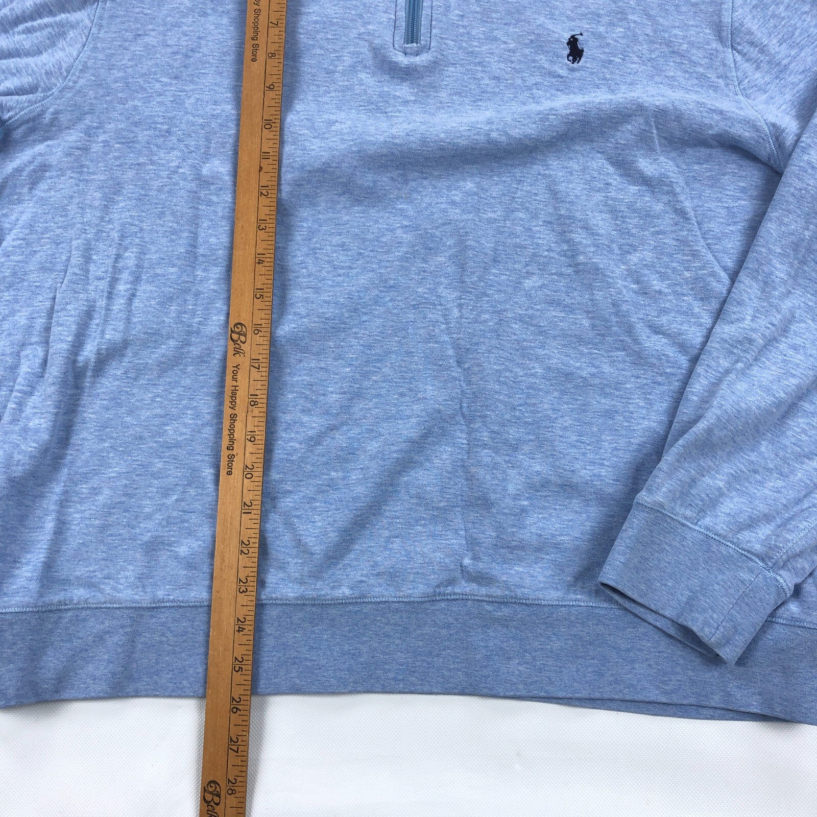 PONY Ralph Lauren Polo Performance Uomo XL Felpa 1 4 Zip