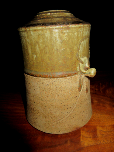 vintage DAN FINCH NORTH CAROLINA STUDIO ART POTTERY VASE SCULPTURE - Foto 5 di 10