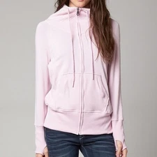 NWT FOX RACING MIX UP ZIP FLEECE Quilted SWEATER HOODY SMALL QQ43 $64.50