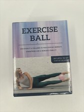 Inflatable Exercise Yoga Fitness Ball Inflates to 14" New 