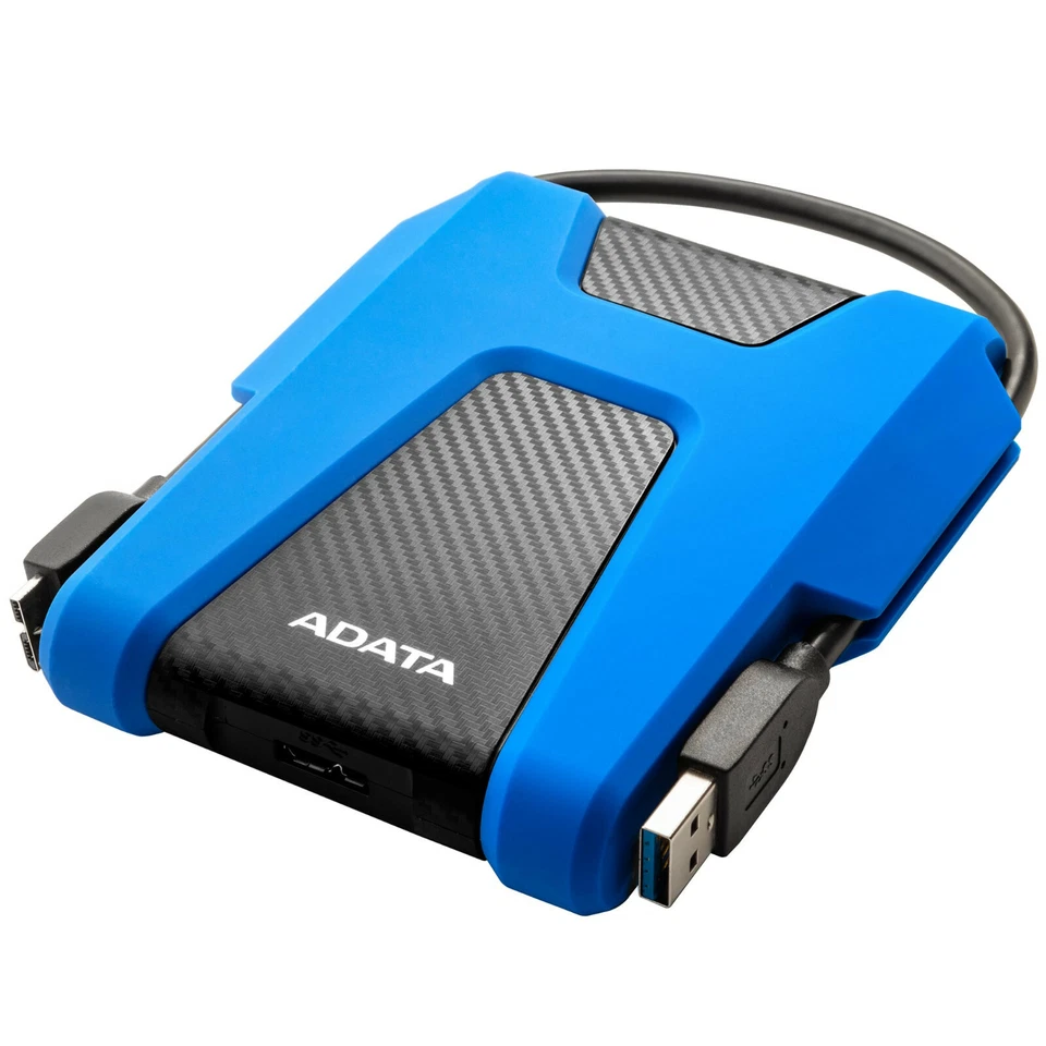 ADATA HD680 BLUE 2TB External HDD USB 3.2 Military-Grade Protection Shock Sensor - Image 3 of 4