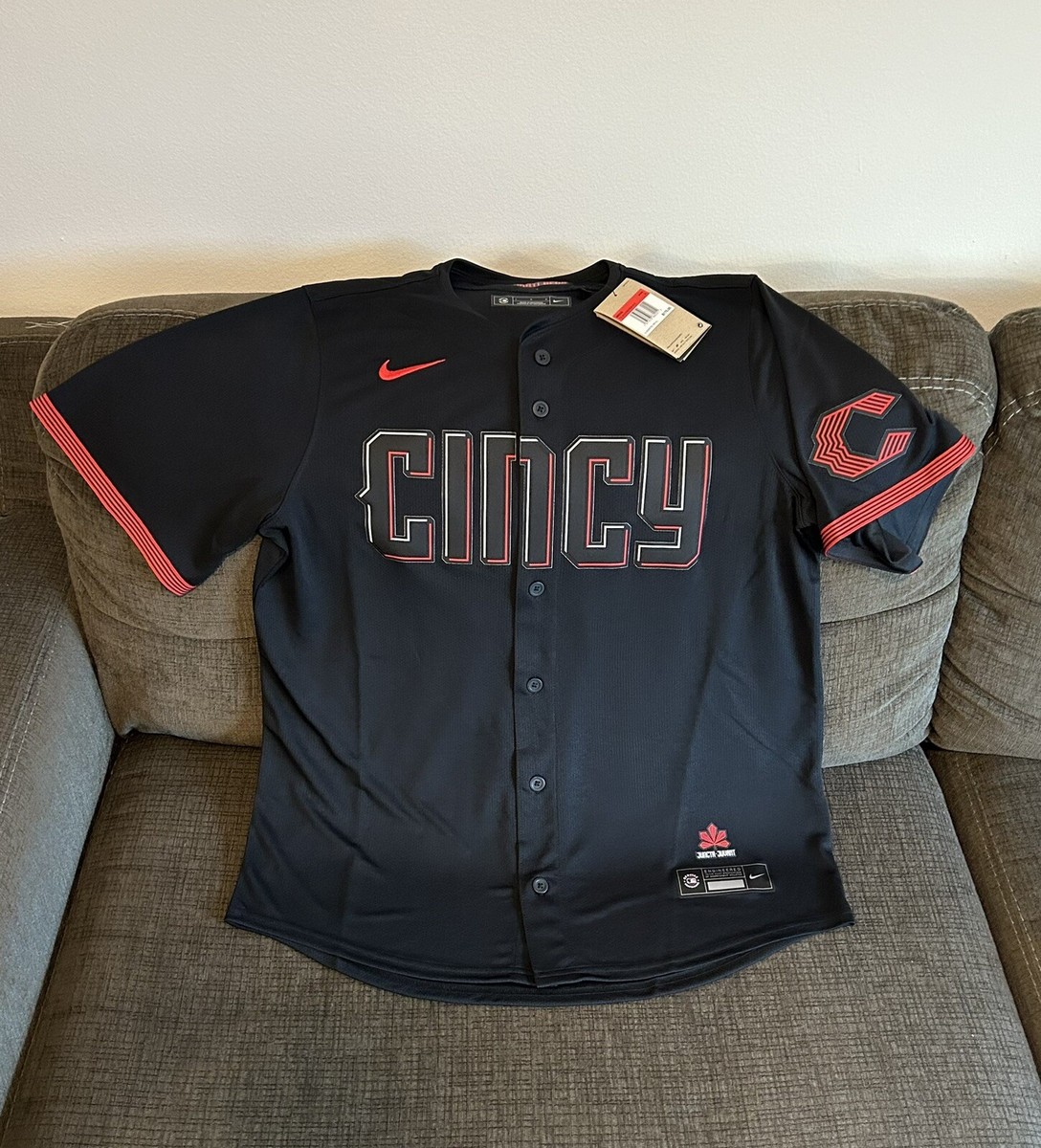 Nike Authentic Cincinnati Reds City Connect Matt McLain Jersey