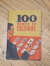 Vintage 1939 Whitman Publishing 100 Games of Solitaire by Helen L. Coops PB Book