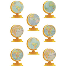 Teacher Created Resources Travel the Map Globes Accents, 30 Pack TCR 8641 